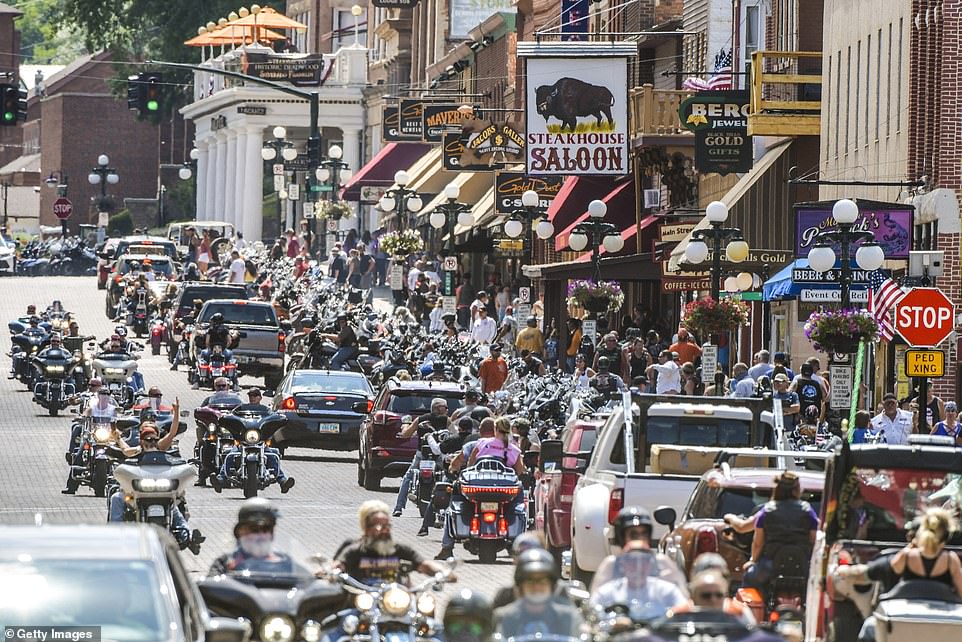 What Social Distancing Bikers Begin Descending On South