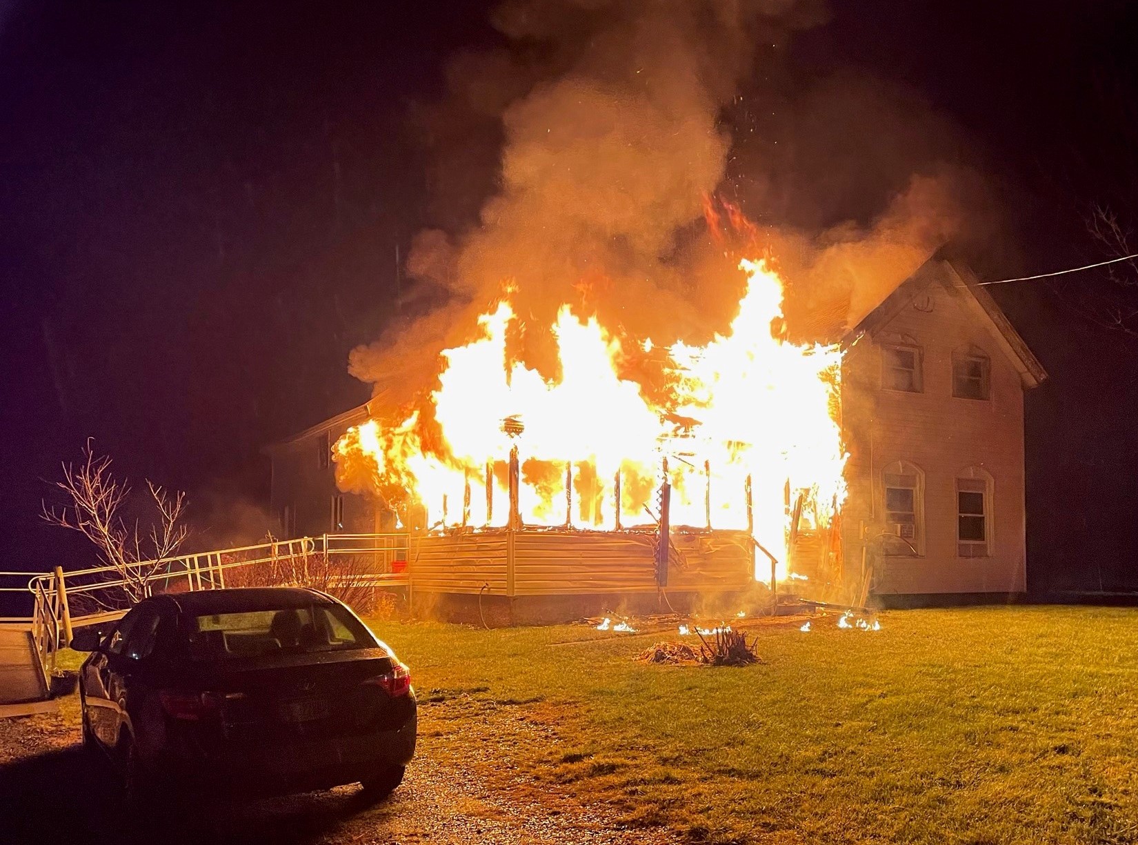 Inside House Fire Wallpaper