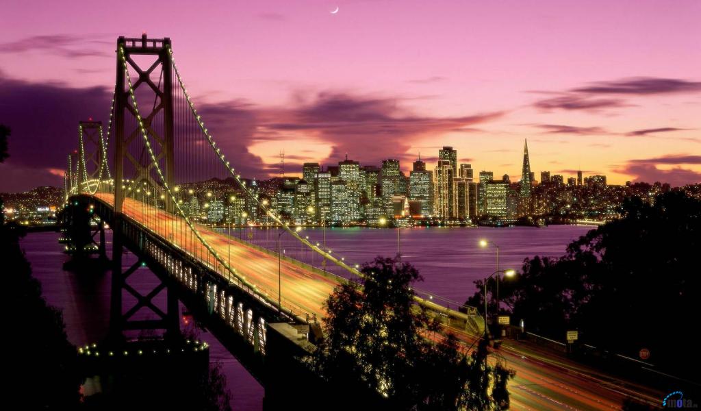 Download Wallpaper Oakland Bay Bridge San Francisco Bay