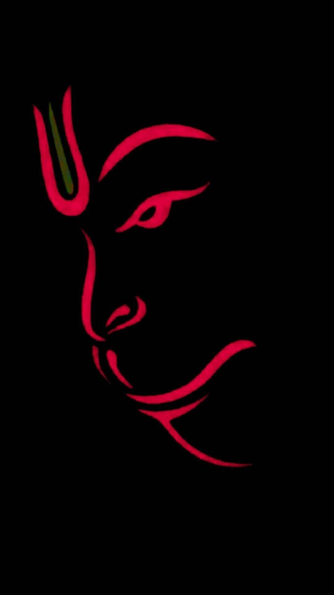 Hanuman In Red 4k HD Wallpaper
