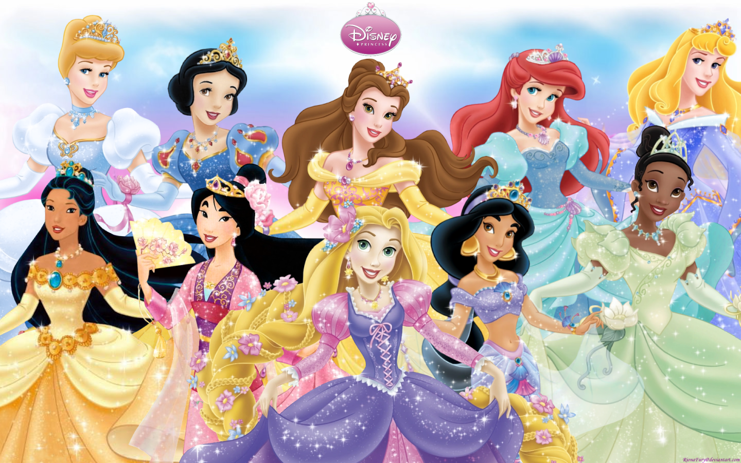 Disney Princess Group Wallpaper