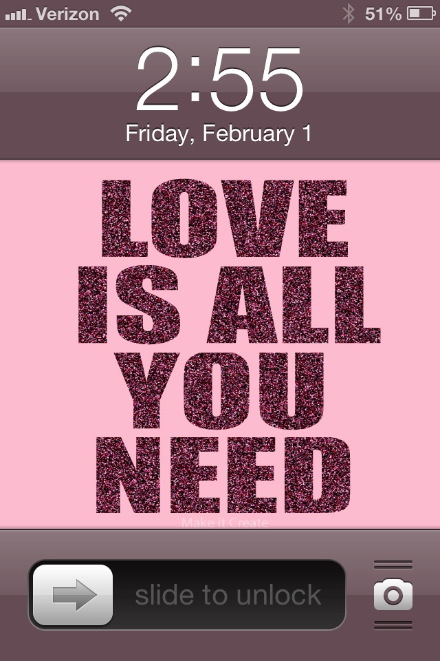 Make It Create Printables Background Wallpaper Love Is All