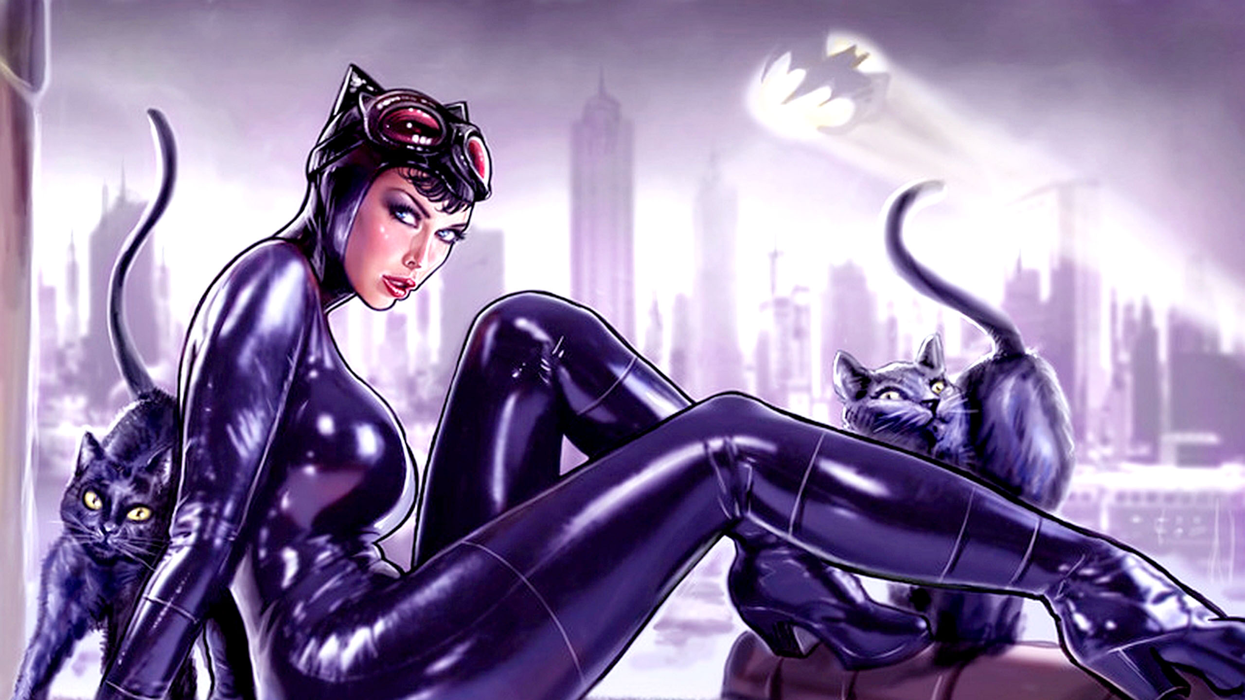 catwoman catwoman art humanoid sketch.