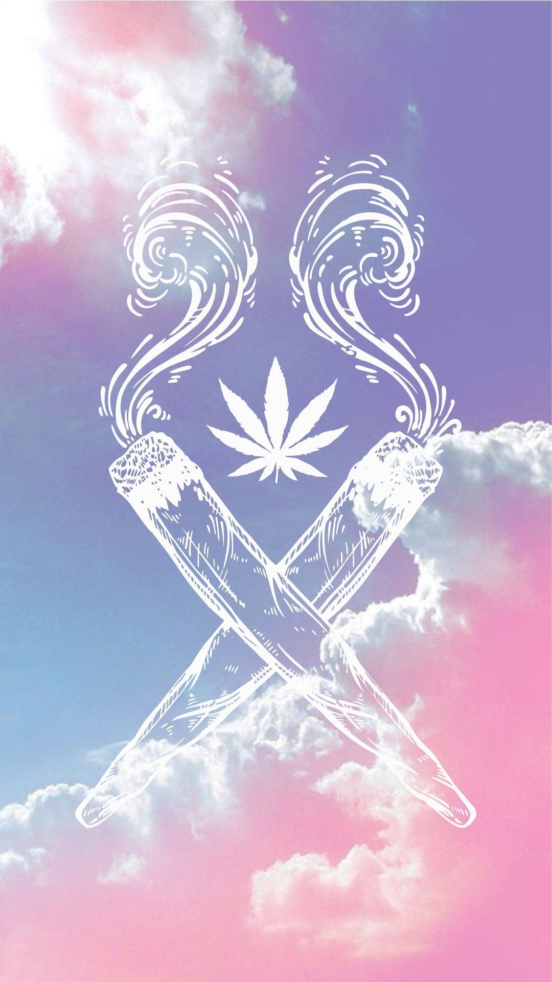 Cute Weed Wallpaper