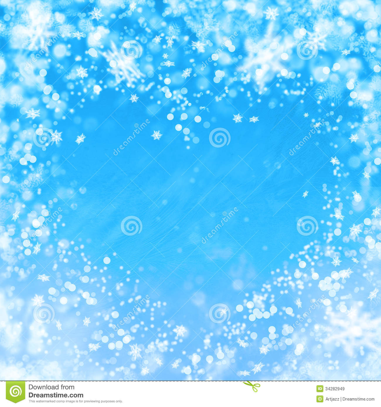Displaying Image For Winter Snowflakes