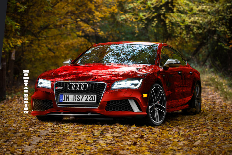Audi Rs7 Red HD Wallpaper Background Image