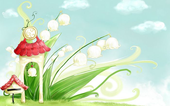 Spring Fiaryland Fantasy Illustration Wallpaper