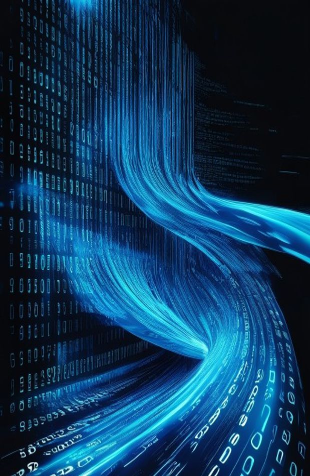 Blue Matrix Code Wallpaper Live