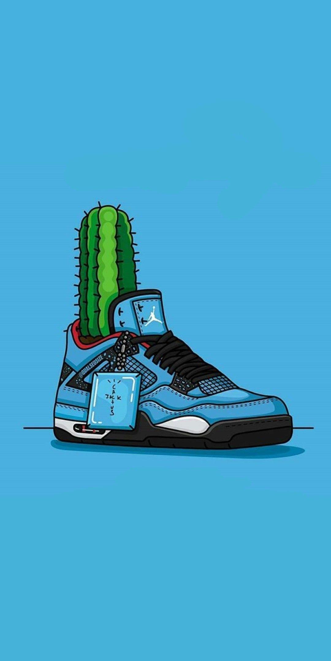 Jordan Cactus Jack Shoes Wallpaper