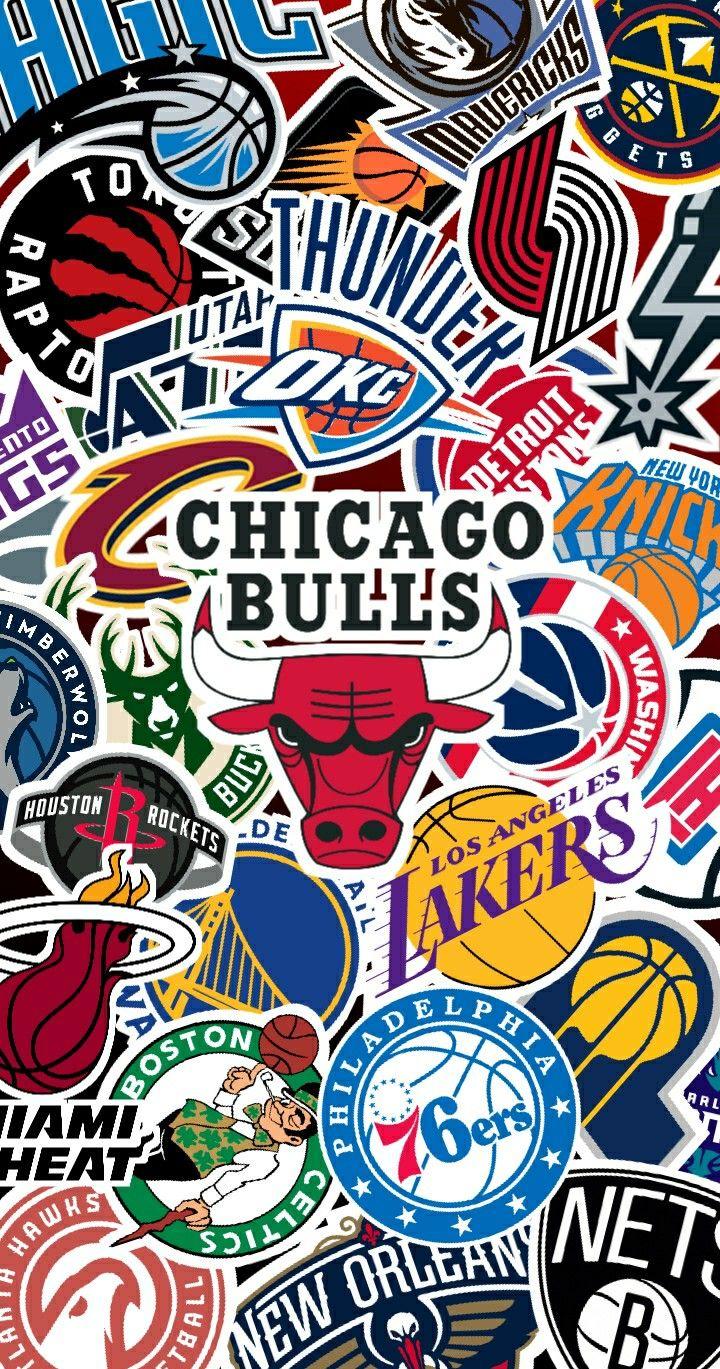 Nba Stickers Wallpaper Jordan Logo Bulls