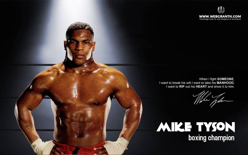 Mike Tyson Boxing Wallpaper HD Image Of High Definition