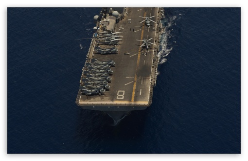 Aircraft Carrier HD Desktop Wallpaper Widescreen High Definition