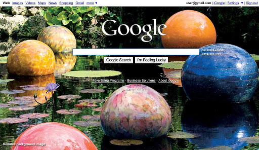 Google Adds Bing Like Wallpaper Solsie