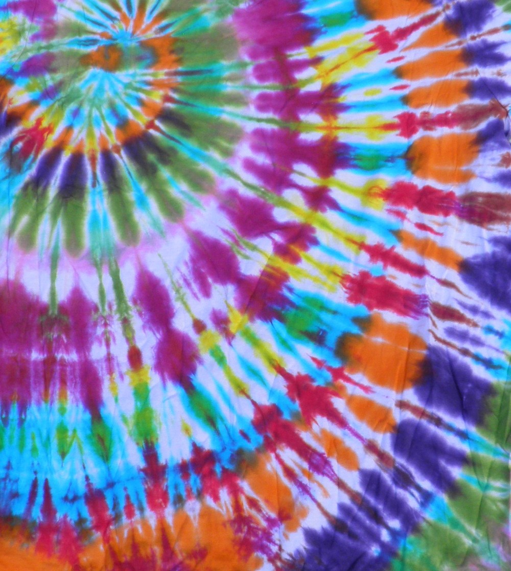 Tie Dye Background And Wallpaper Made By Hippies Dyes