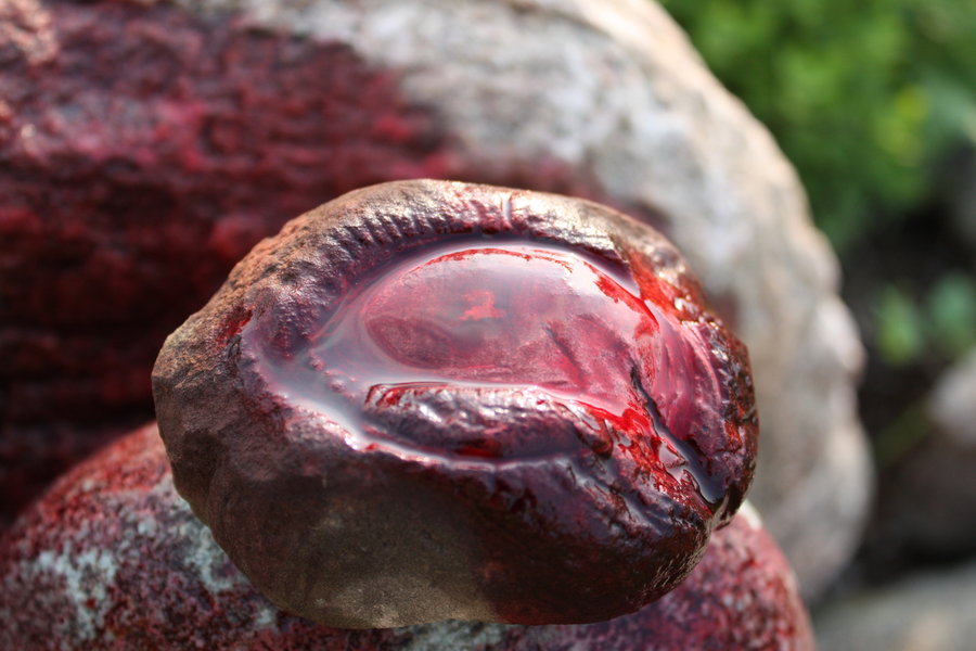 Blood Stone Eye Tear By Keswickpinhead