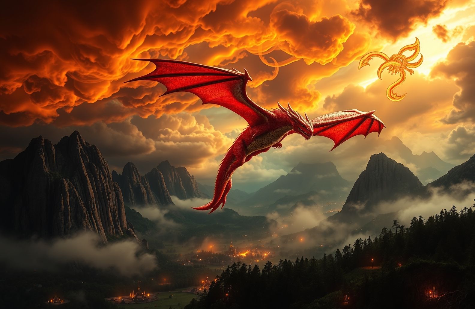 Red Dragon Wallpaper Hd