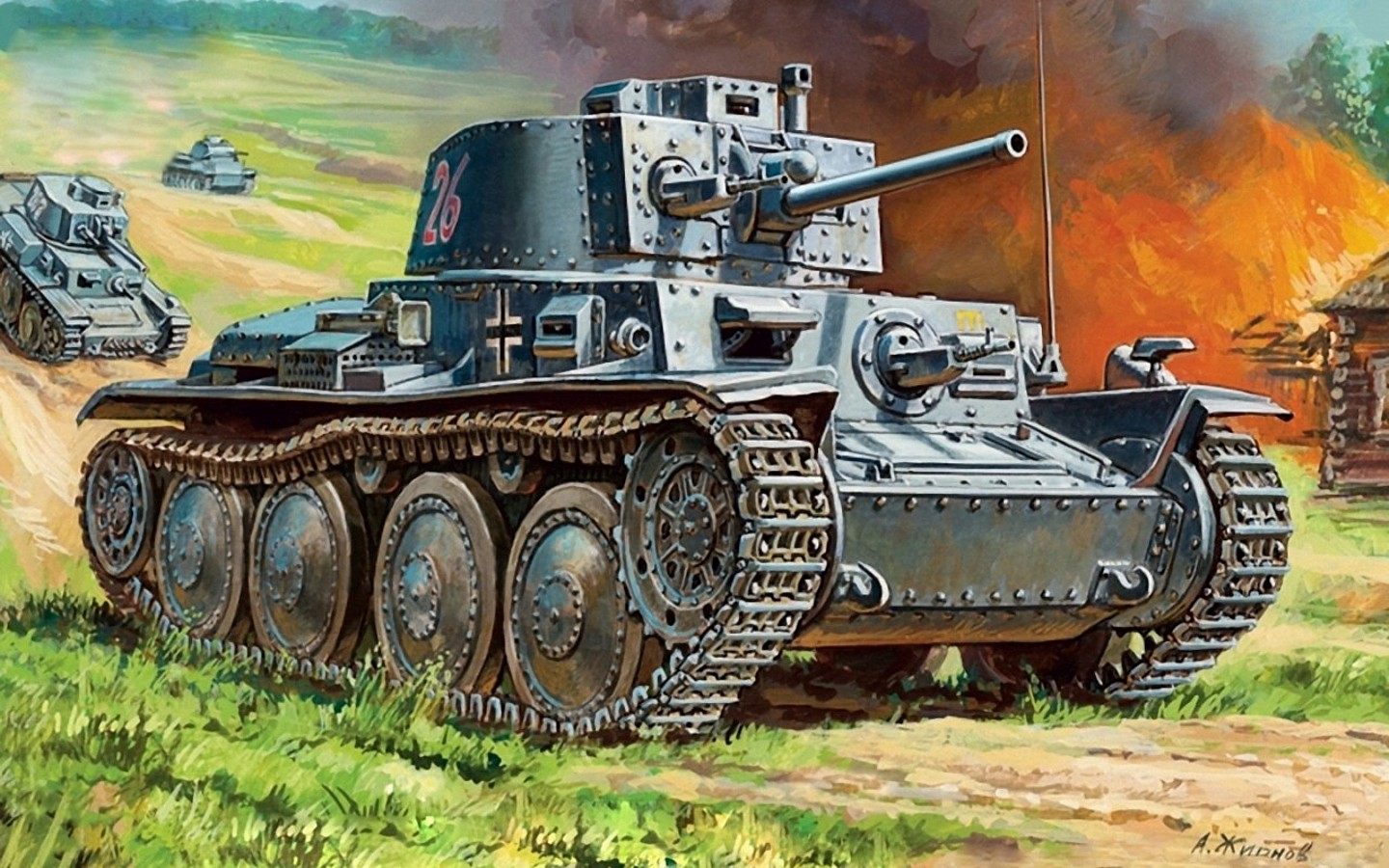 Panzer T HD Wallpaper Background