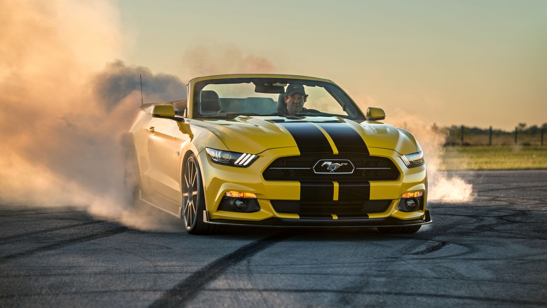 Hennessey Mustang Gt Convertible Hpe750 Supercharged Yellow Sport