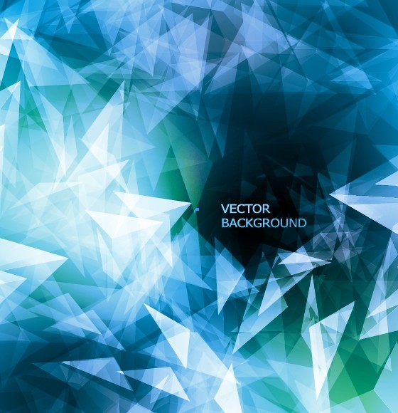 Modern Abstract Triangles Background Vector