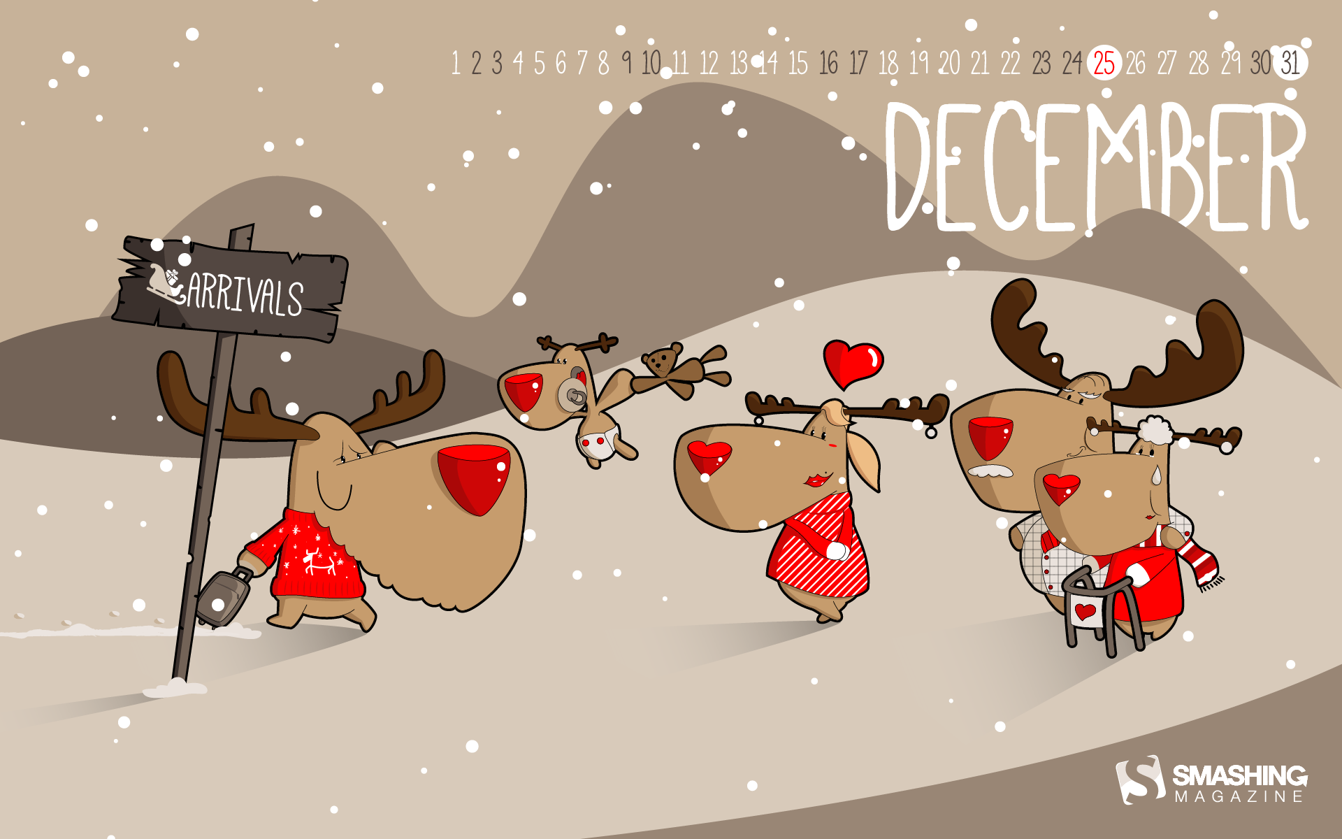 Cheerful Wallpaper To Deck Your December Desktop Edition