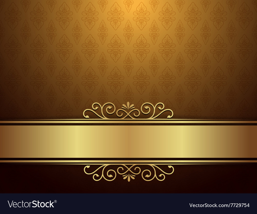 Golden Background With Luxury Design Royalty Vector