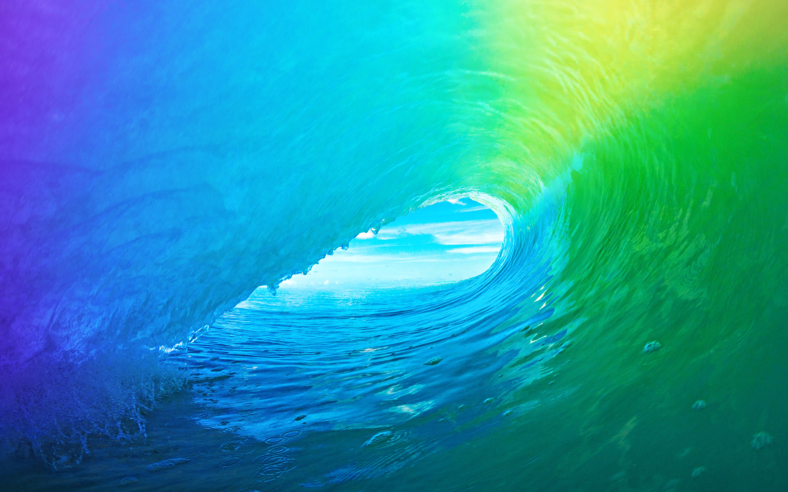 The Colored Wave Default Ios Wallpaper