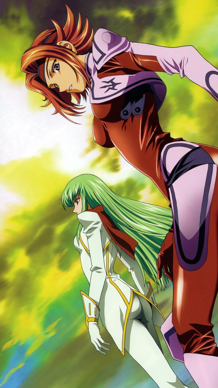 Code Geass C And Kallen Stadtfeld iPhone Wallpaper