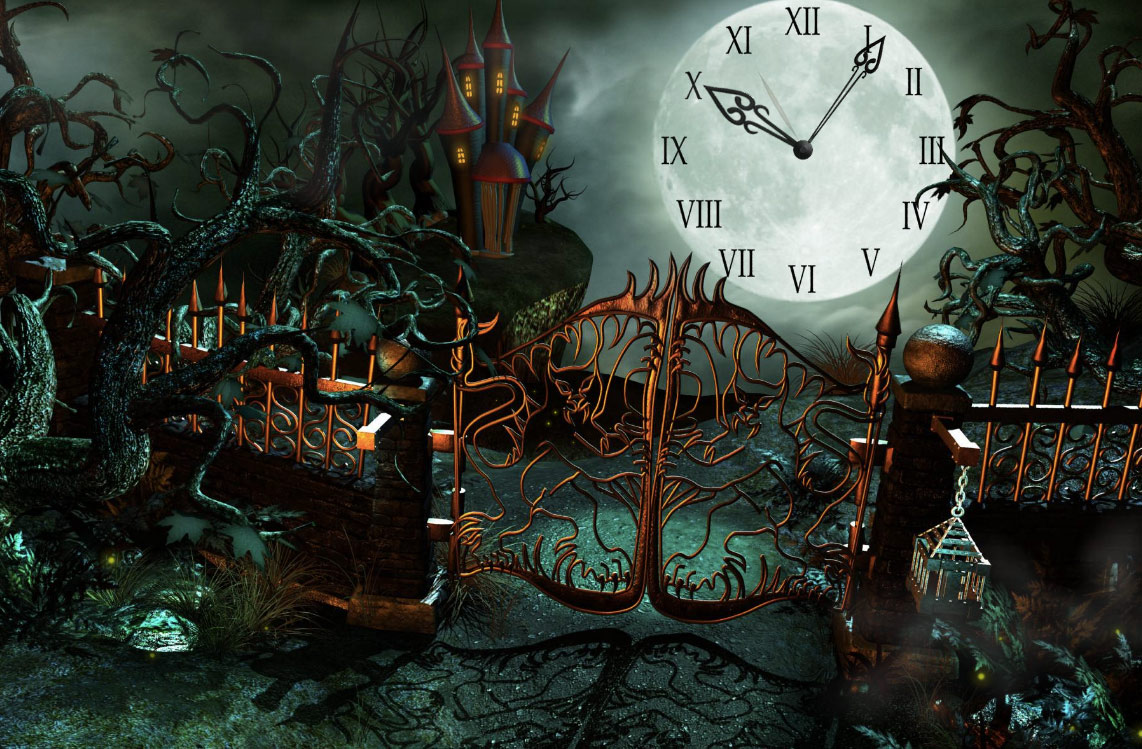 Fantasy Castle Clock Screensaver Screensavers