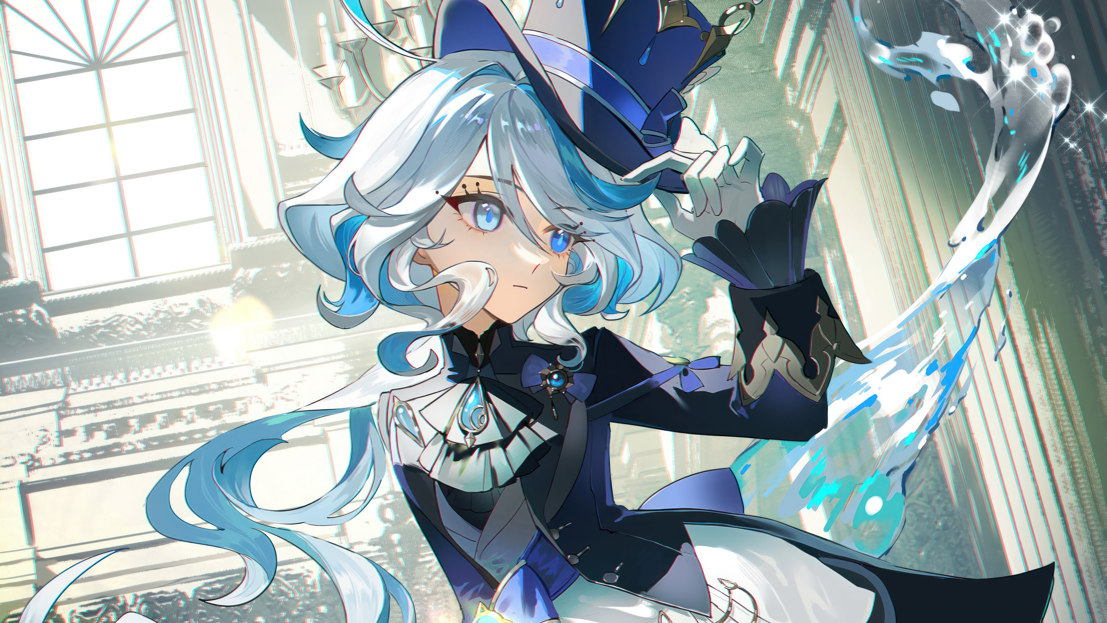 Furina Genshin Impact Art 4k Wallpaper