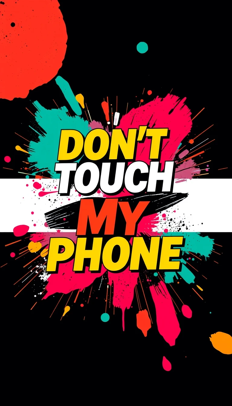 Don T Touch My Phone Wallpaper