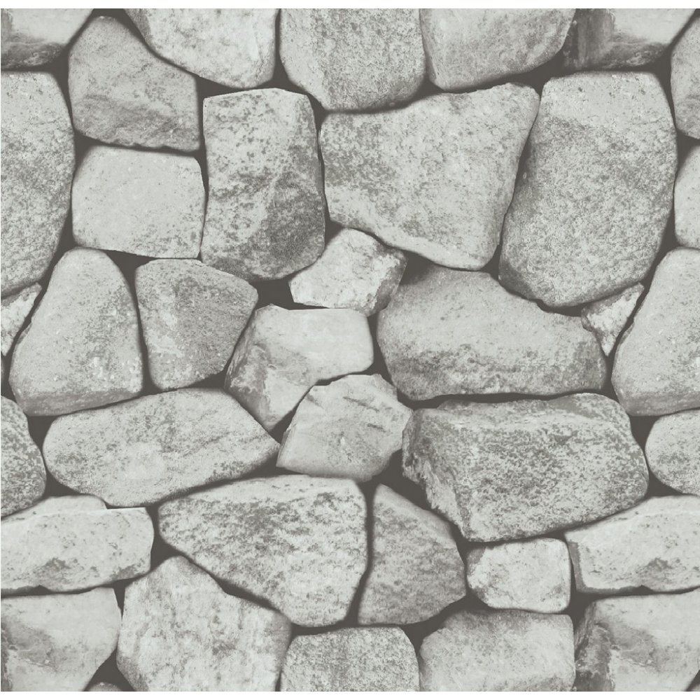 Holden Decor Stones Dry Stone Wall Effect Wallpaper