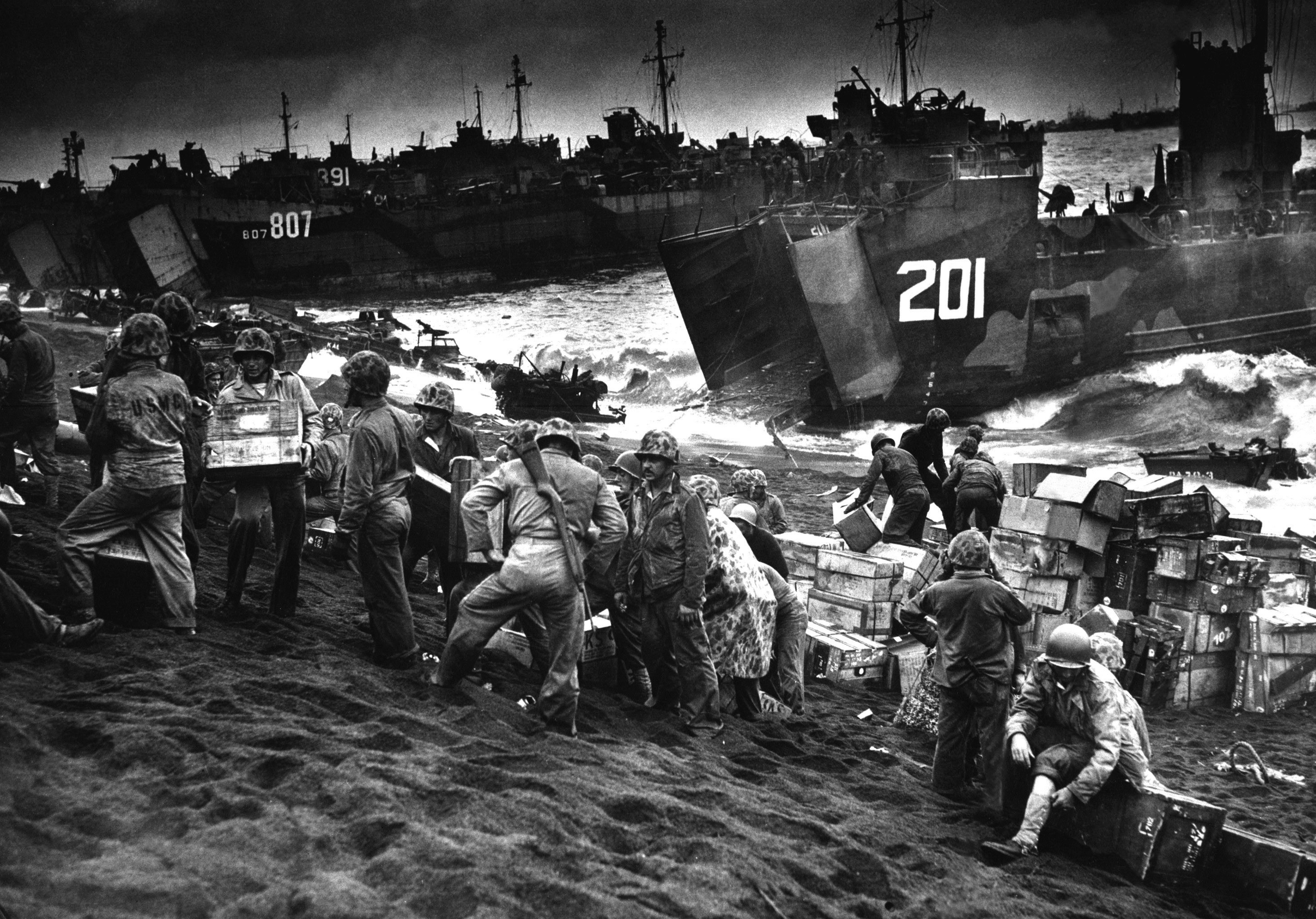 Military Battle Of Iwo Jima Wallpaper