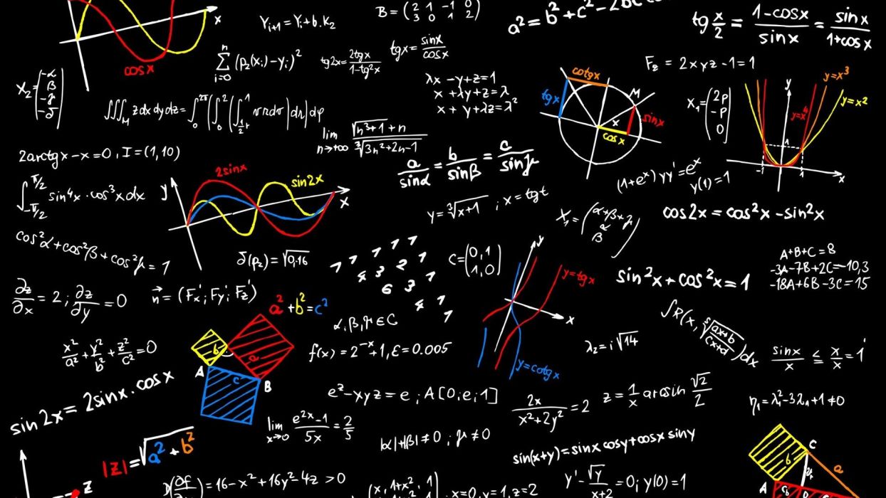 Math Formula Wallpaper Top Background