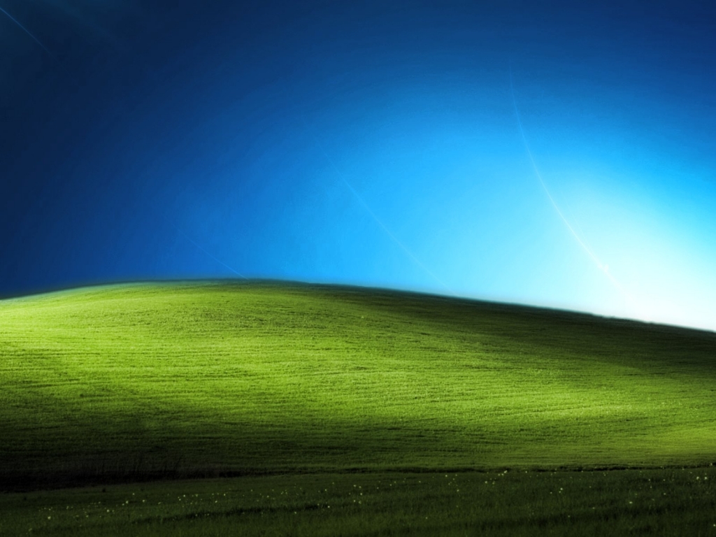 Обои windows xp bliss