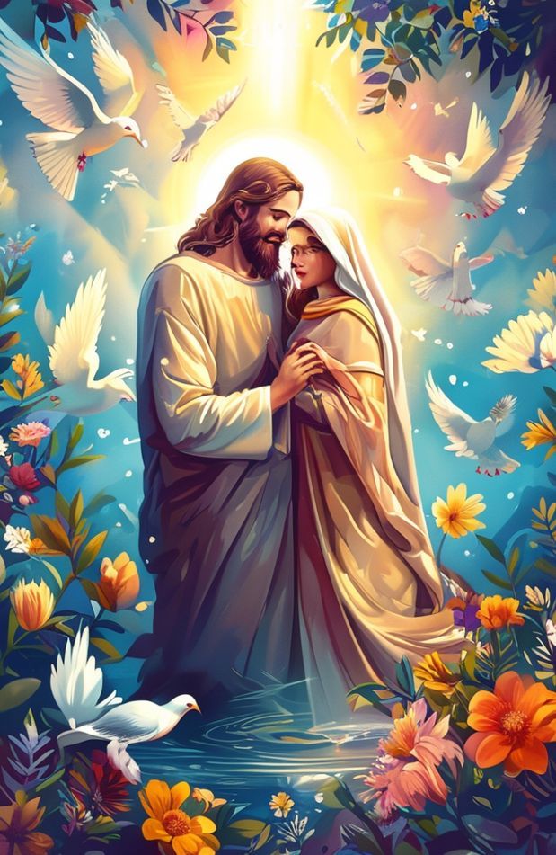 Jesus And Mary Wallpaper