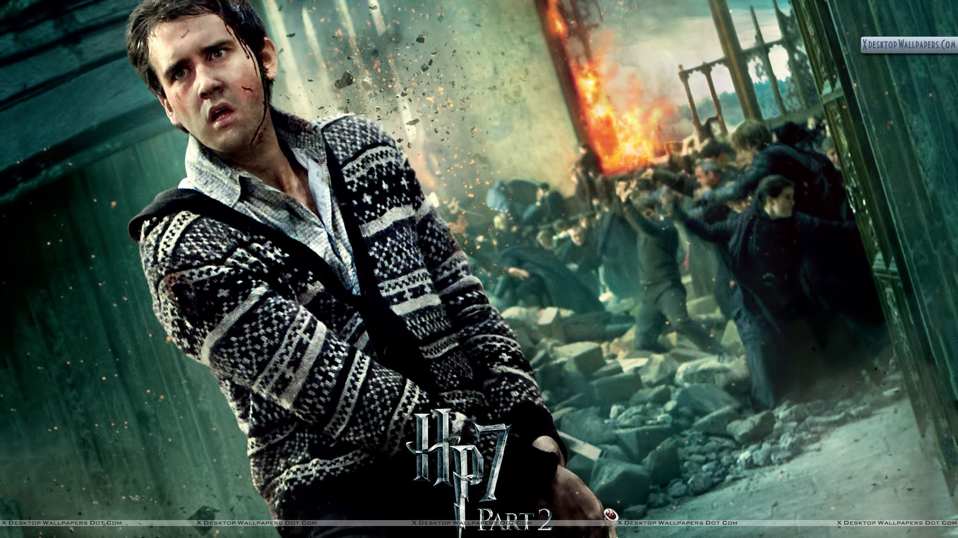 Matthew Lewis In Harry Potter And The Deathly Hallows Part Wallpaper