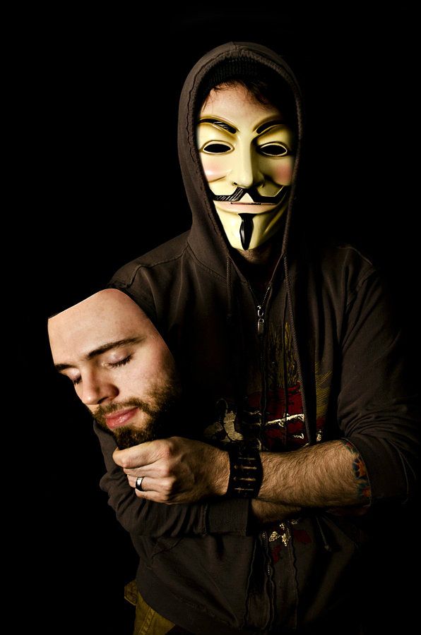 Anonymous Scary People Mask Guy Fawkes
