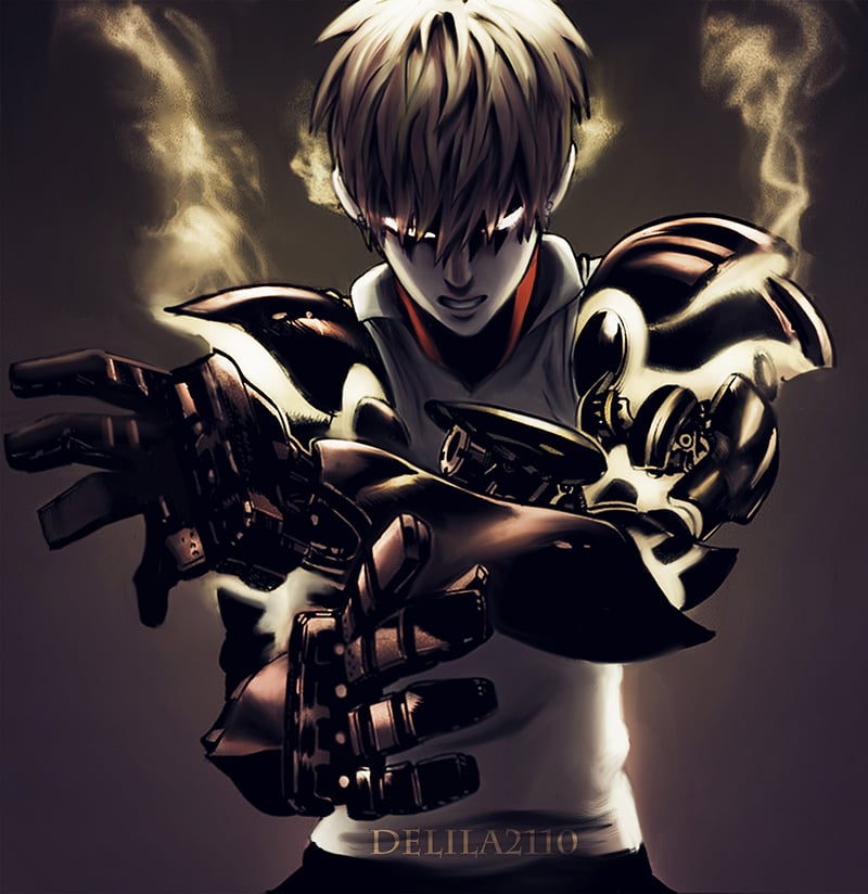 50 One Punch Man Genos Wallpaper On Wallpapersafari