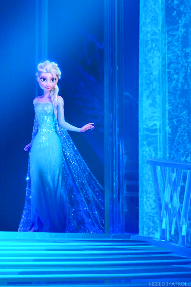 Elsa The Snow Queen Frozen Phone Wallpaper