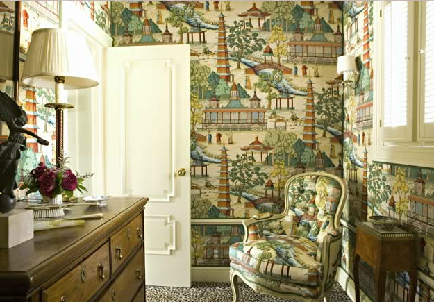 Matching Wallpaper And Fabric Don T Use A Large Scale On