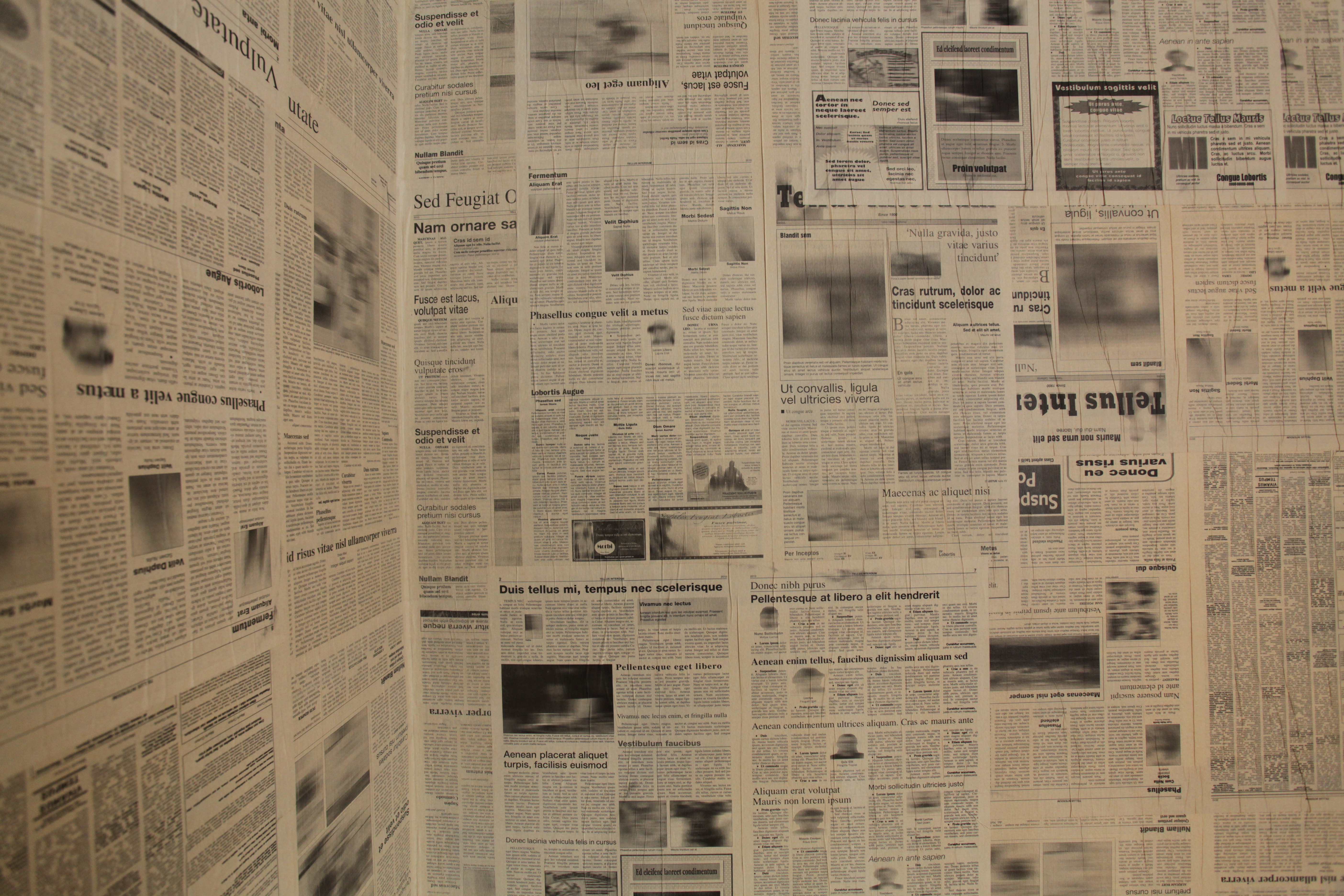 Related Newspaper Print Texture Wallpaper