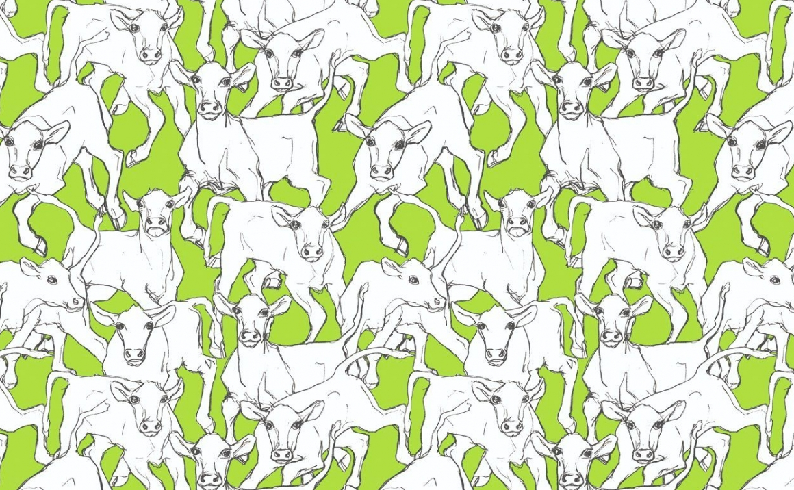 Domestic Sluttery Wallpaper Wednesday Marimekko Cows