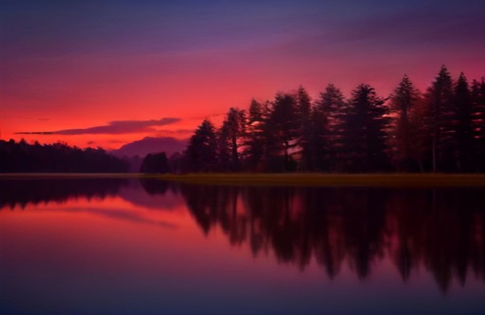 Red Nature Wallpaper