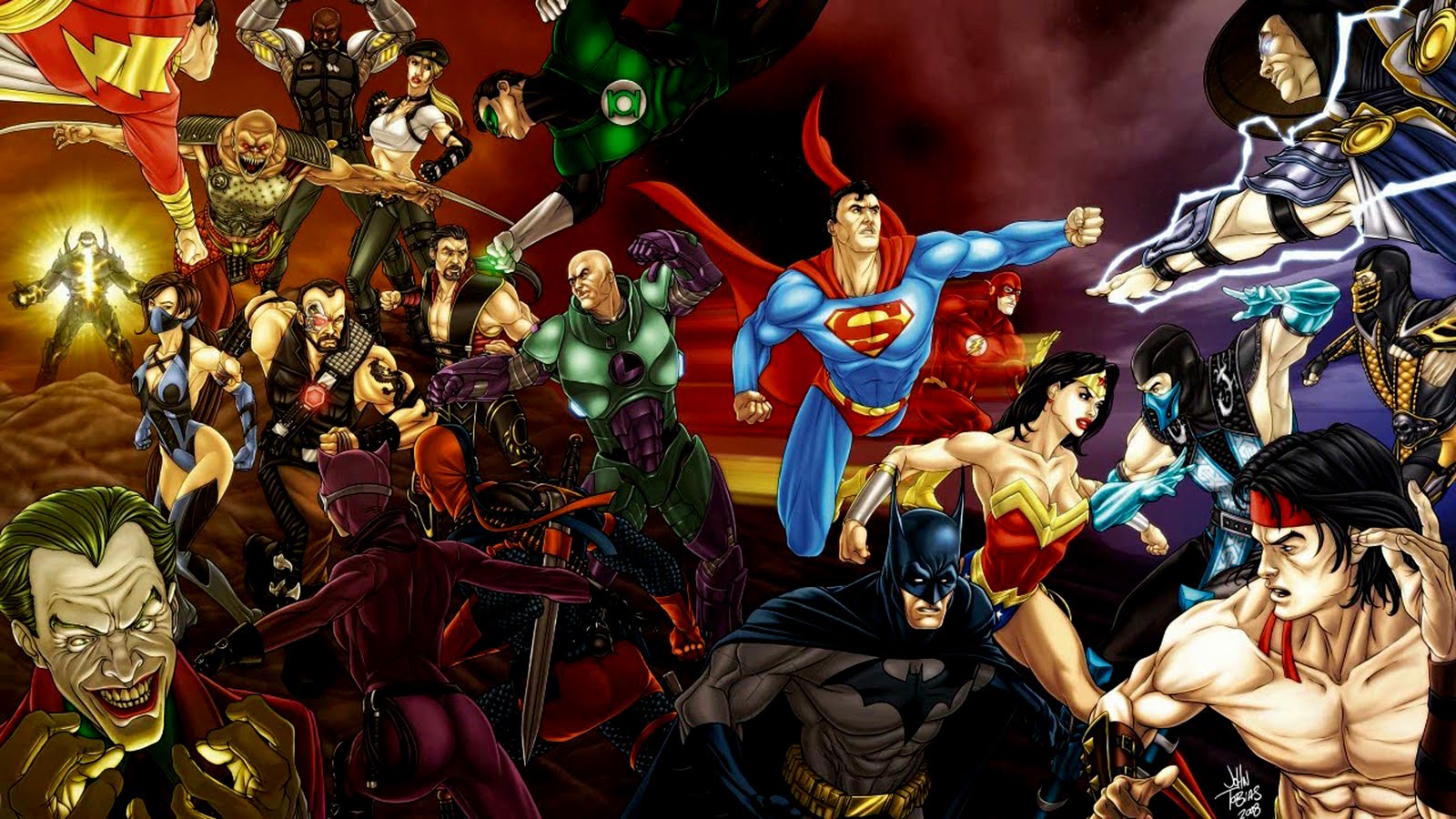 DC Comics All Characters HD Desktop Wallpapers Cartoon Wallpapers 1600x900