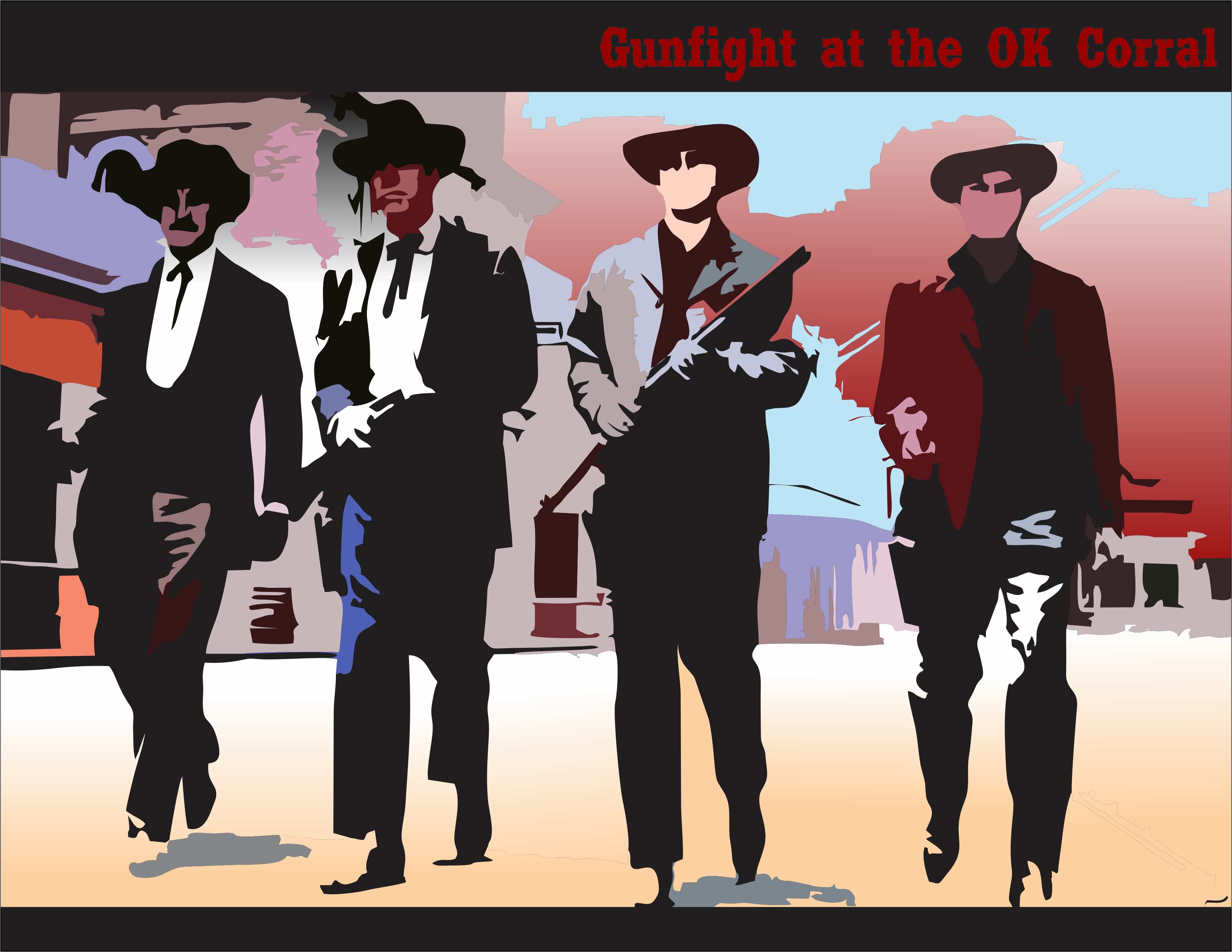 Iconic Image Gunfight At The Ok Corral My Favorite Westerns