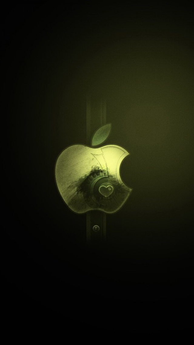 Heart Mac Apple iPhone 5s Wallpaper iPad