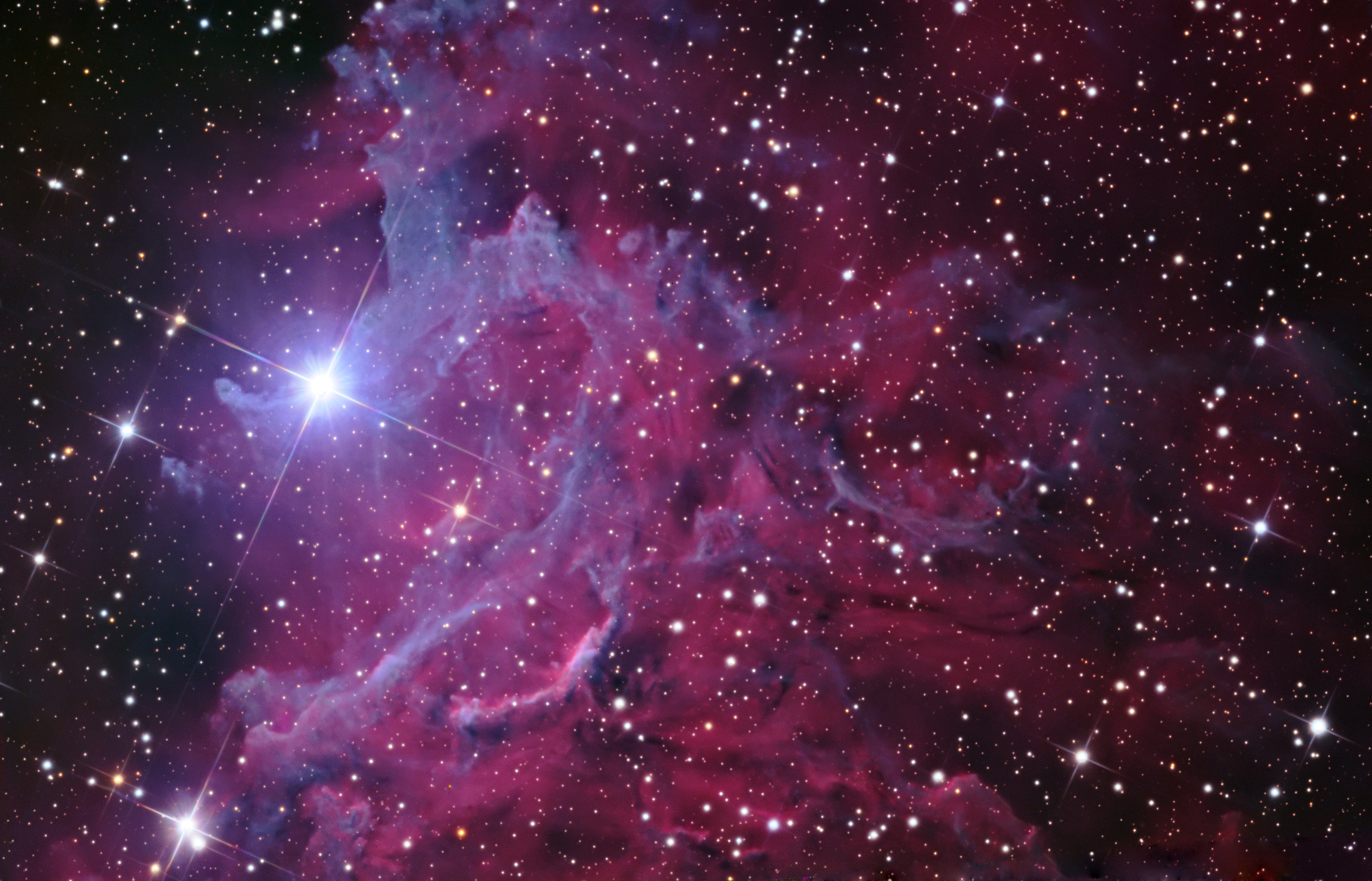 Ic Flaming Star Nebula Mt Lemmon Skycenter