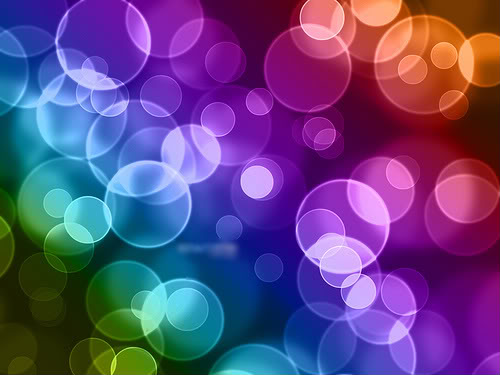 Cool Bubble Background Rainbow Background