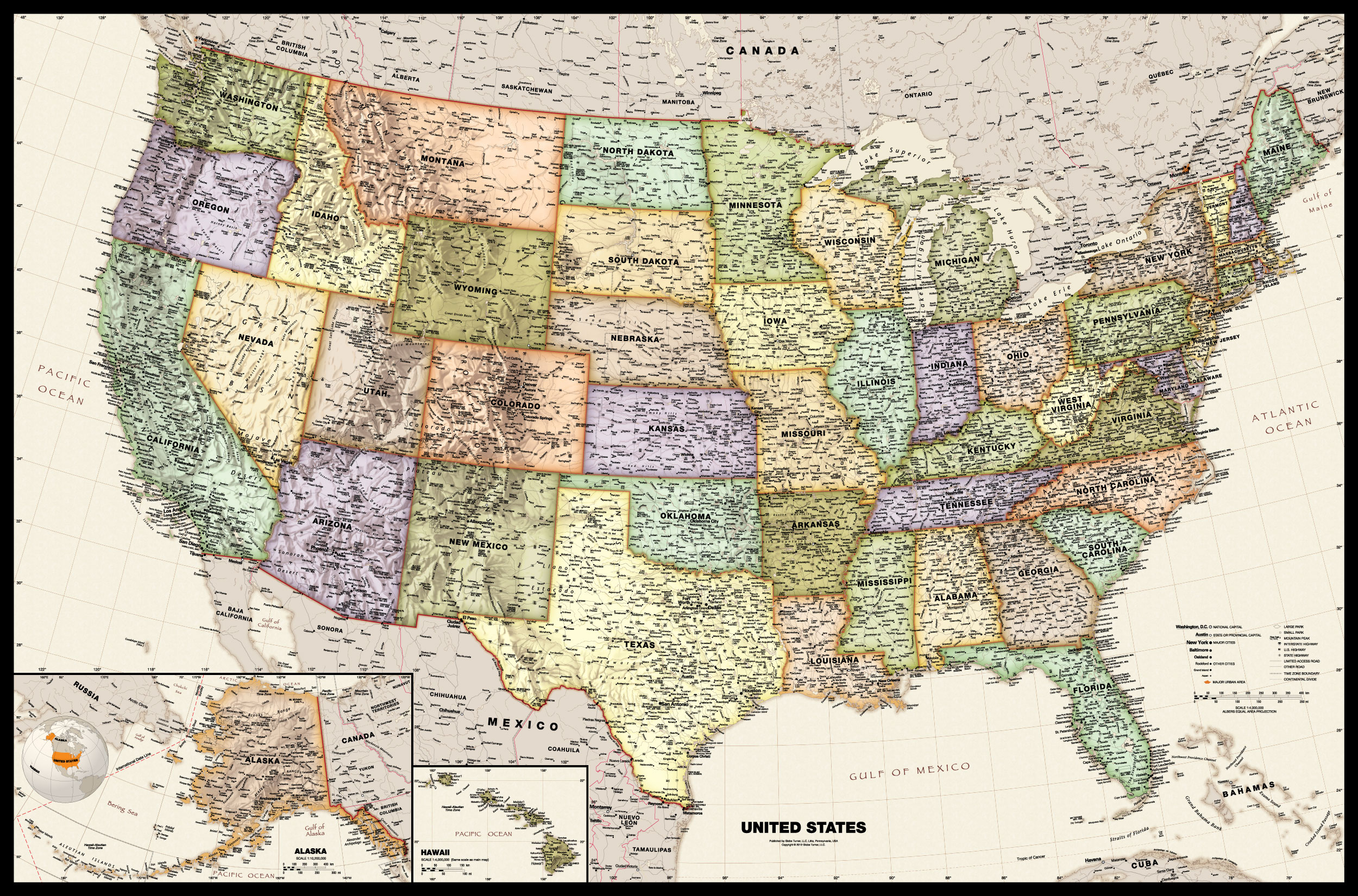United States Map Miscellaneous Wallpaper Background