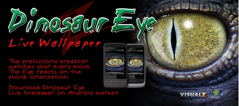 Dinosaur Eye Live Wallpaper